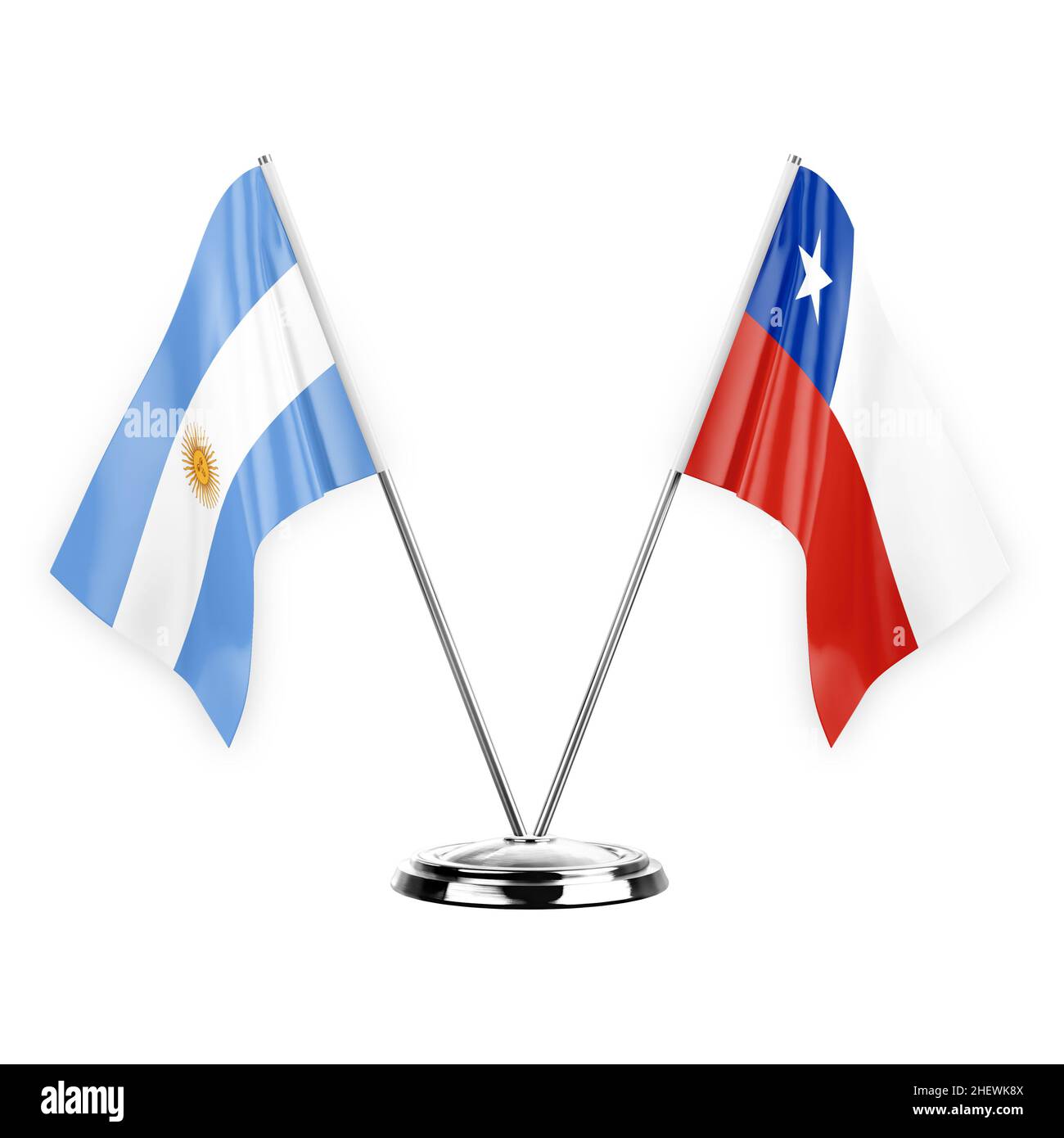 Banderas de chile y argentina fotografías e imágenes de alta resolución Alamy
