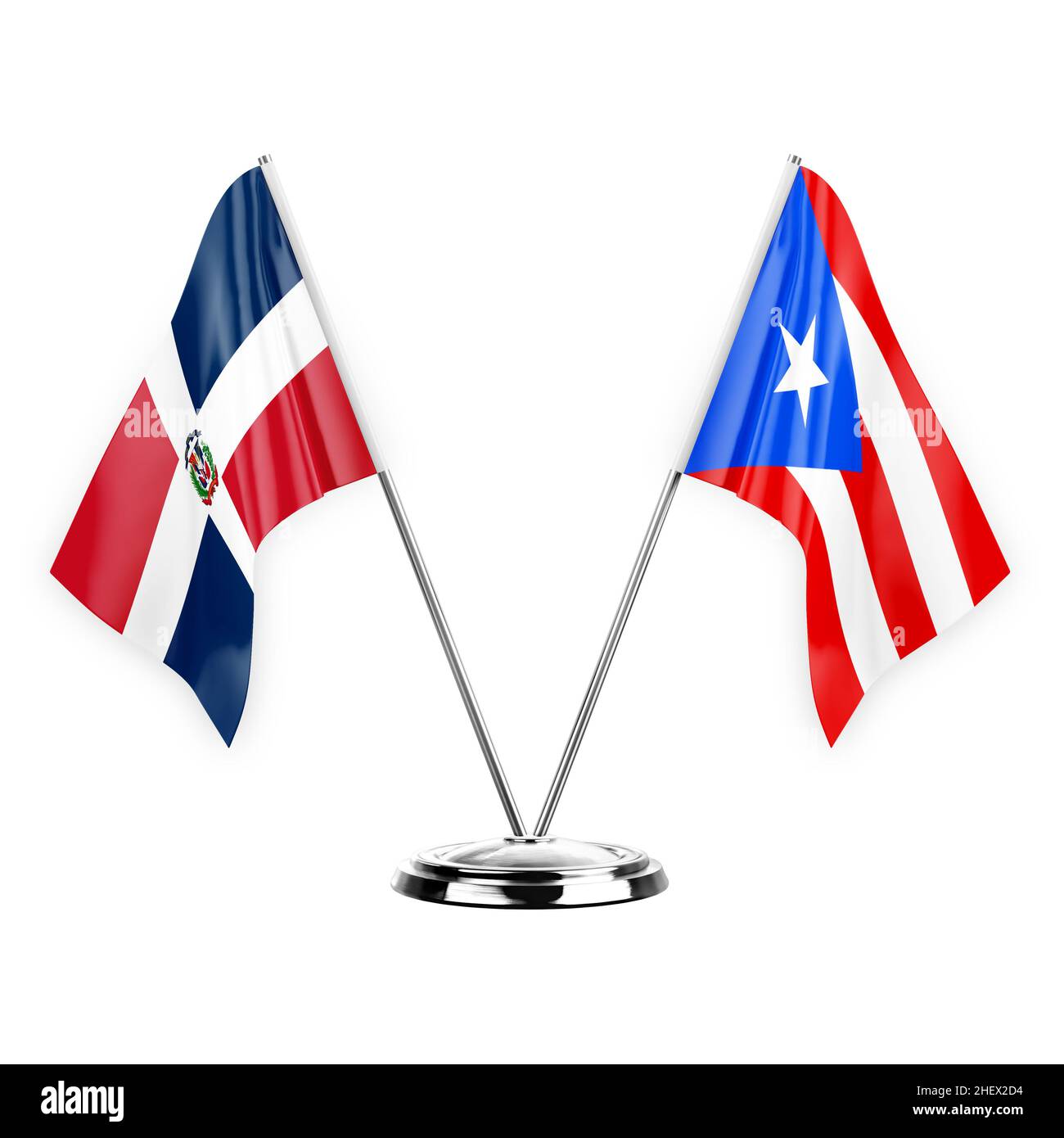 Bandera de puerto rico republica dominicana Imágenes recortadas de stock -  Alamy