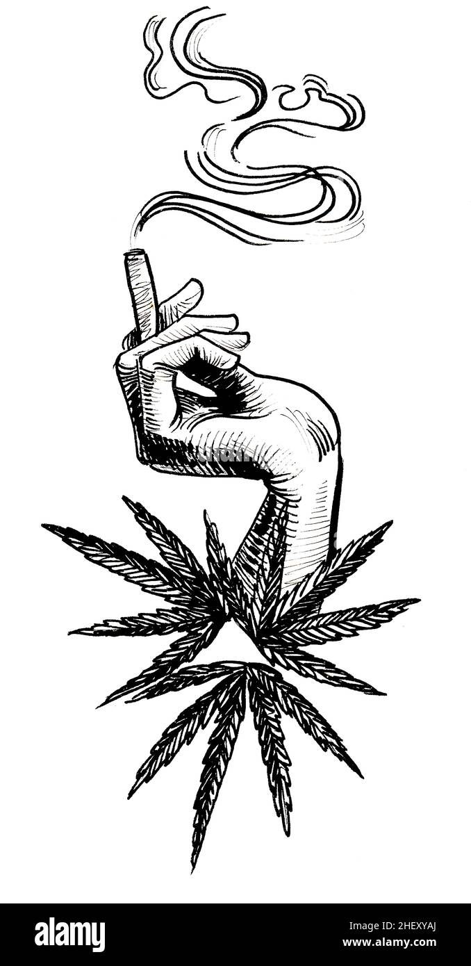 Cartoon marijuana cigarette fotografías e imágenes de alta resolución - Alamy