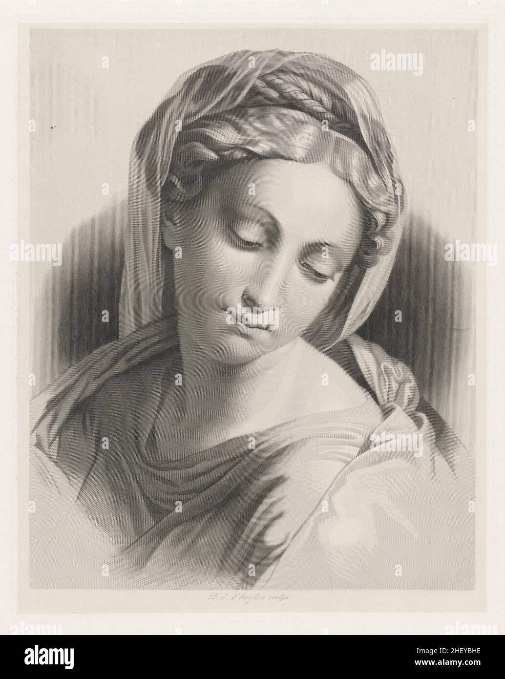 Madonna, Dirk Jurriaan Sluyter, 1826 - 1886 Foto de stock