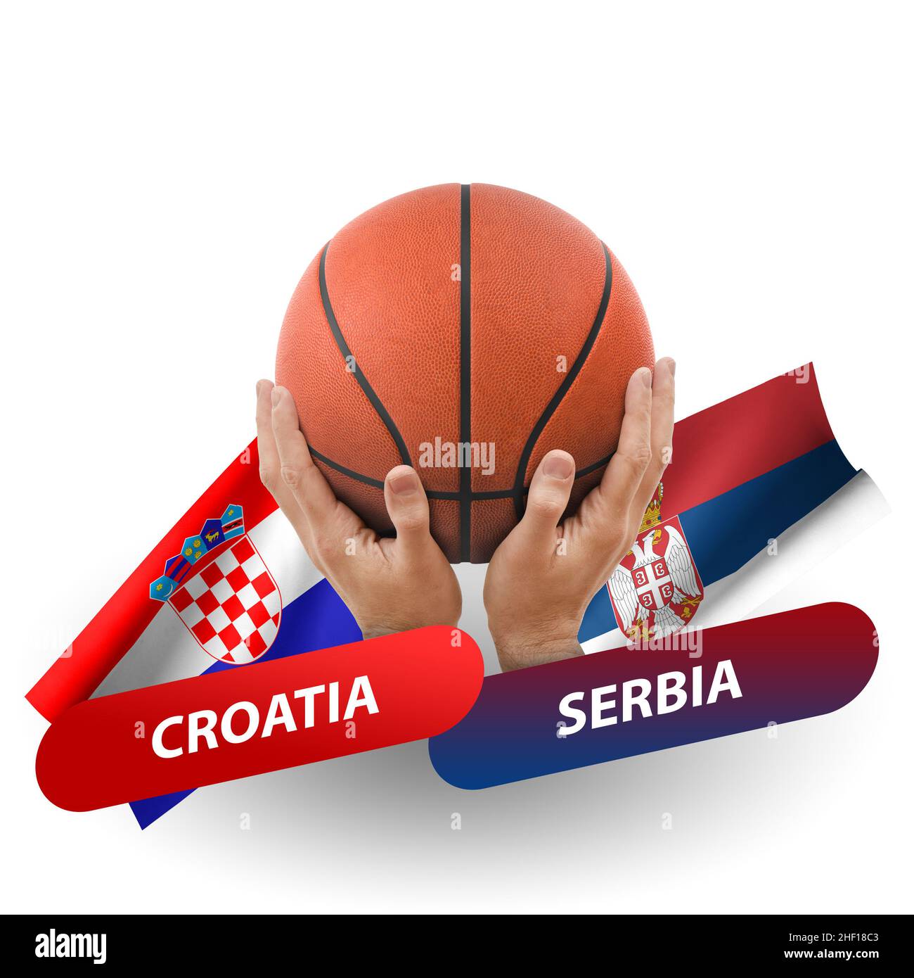 Croacia vs serbia Imágenes recortadas de stock - Alamy