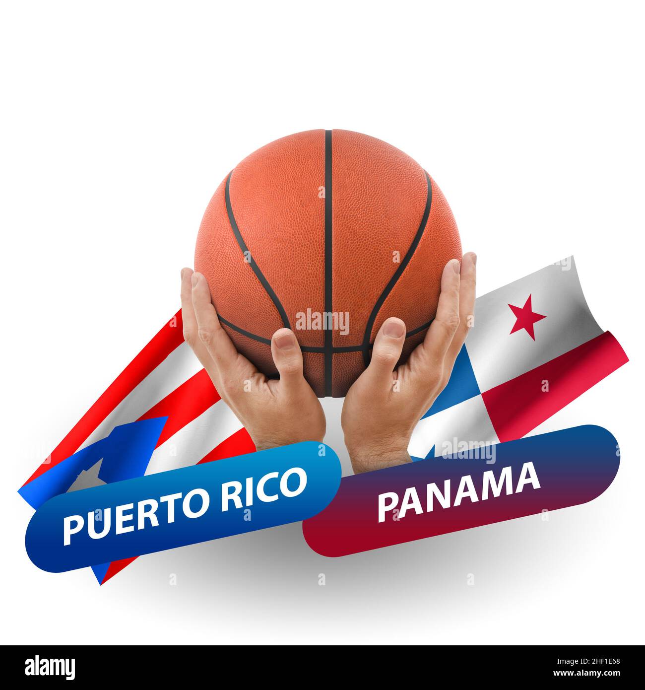 Bandera de panamá puerto rico Imágenes recortadas de stock Alamy