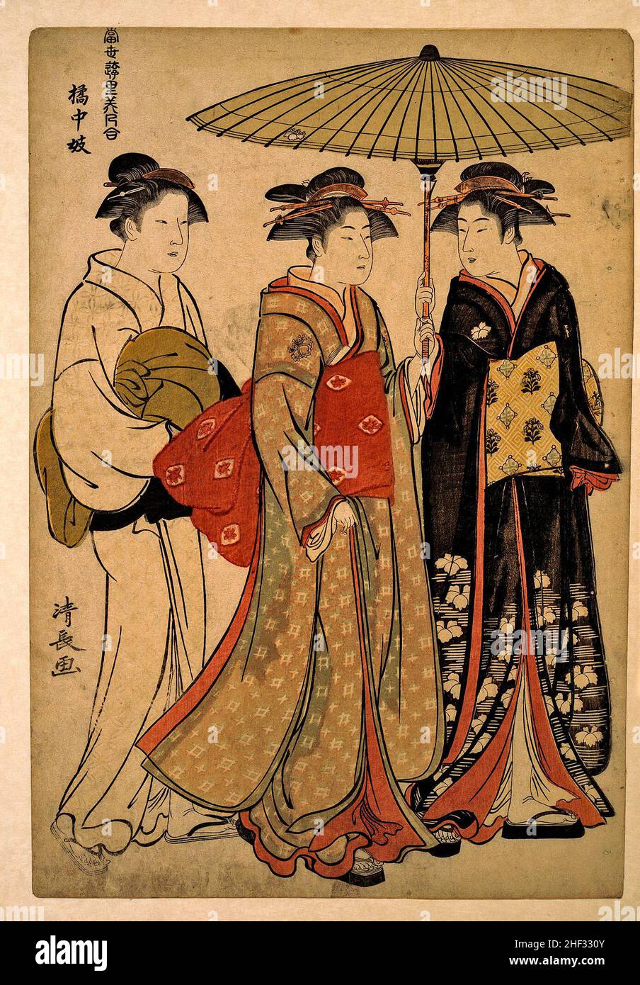 Kitchugi Torii Kiyonaga (japonés, 1752–1815) Foto de stock