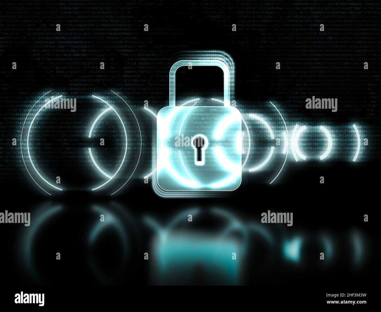 Seguridad digital, ciberseguridad, seguridad en línea Foto de stock