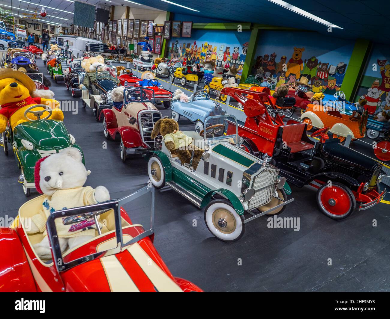 Colecciones de coches pequeños para niños en el Museo del Automóvil de Tallahassee en Tallahassee, Florida, Estados Unidos Foto de stock