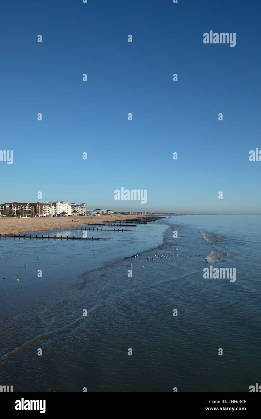 Playa Low Tide Foto de stock