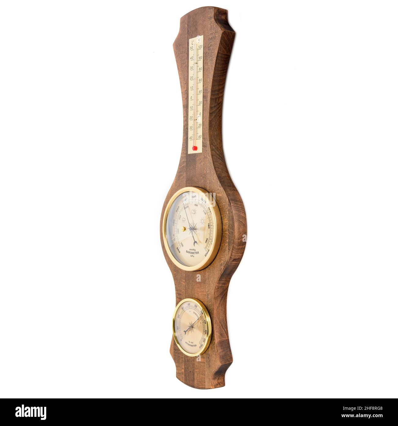 Reloj de pared con termometro y barometro new arrivals