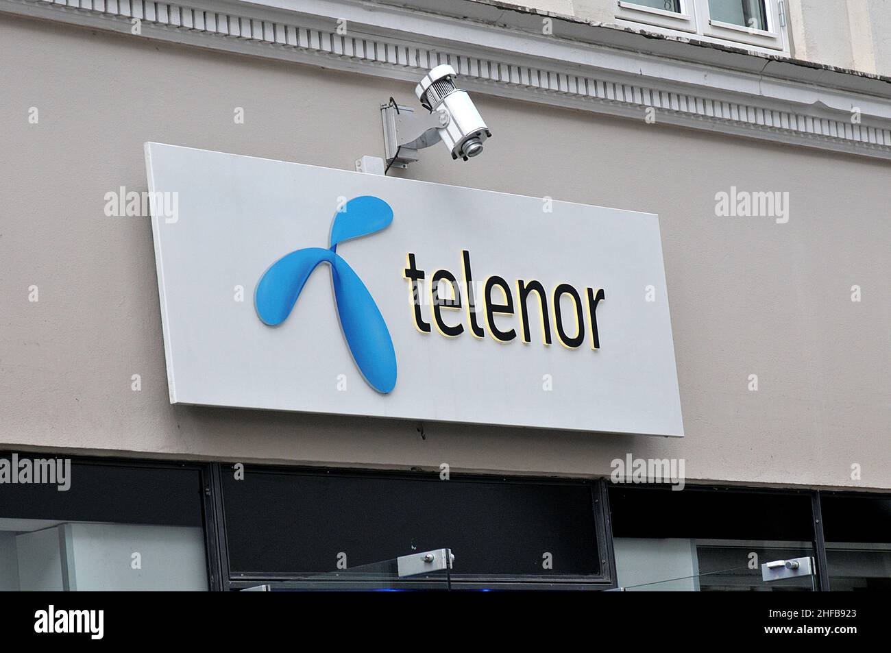 Copenhague /Dinamarca./ 17.Junio 2019/Telenor internet and telef sale compnay en capital danés . . (Foto..Francis Dean / Deanpictures. Foto de stock