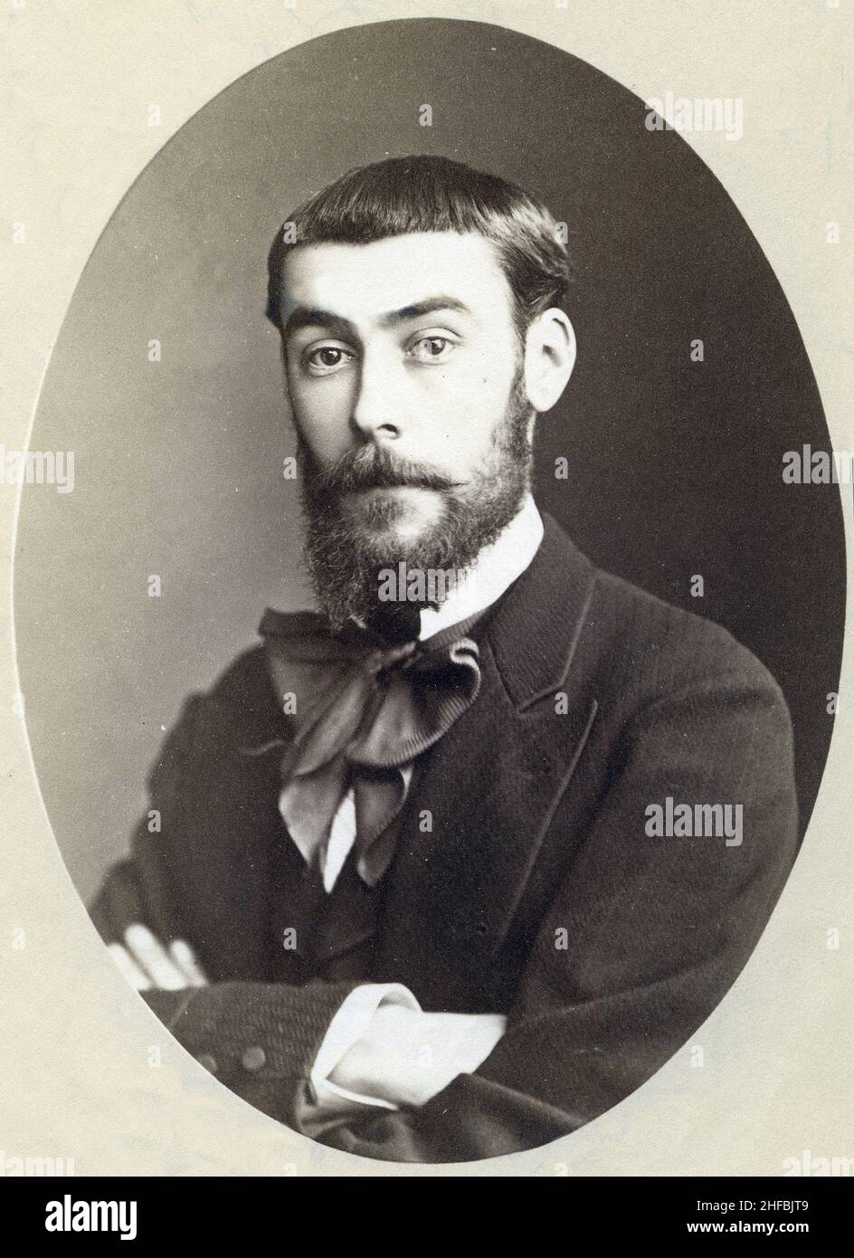 Retrato de Albert Ballu 1849-1939 architectte francais. Foto de stock