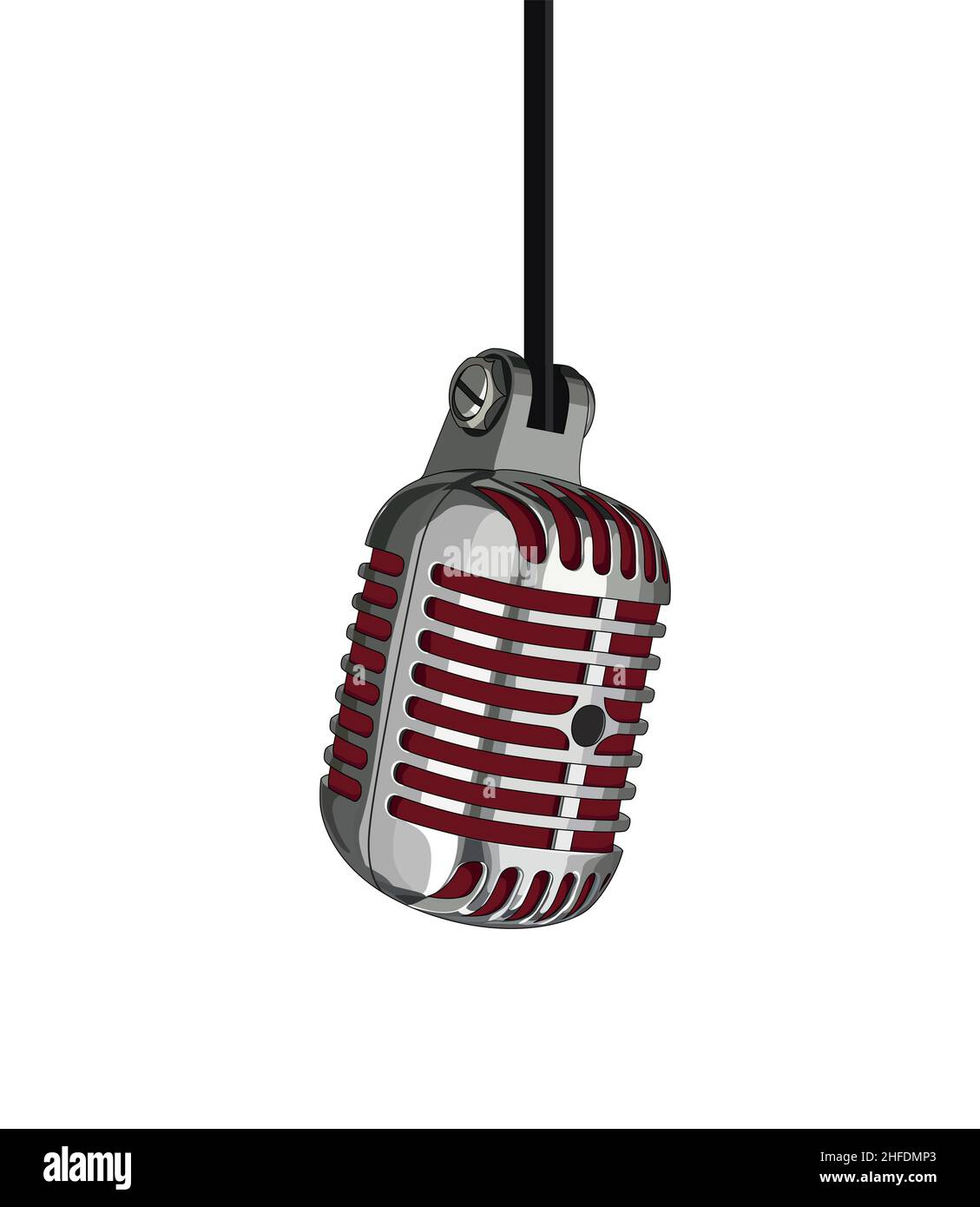 Hanging microphone Imágenes recortadas de stock - Alamy