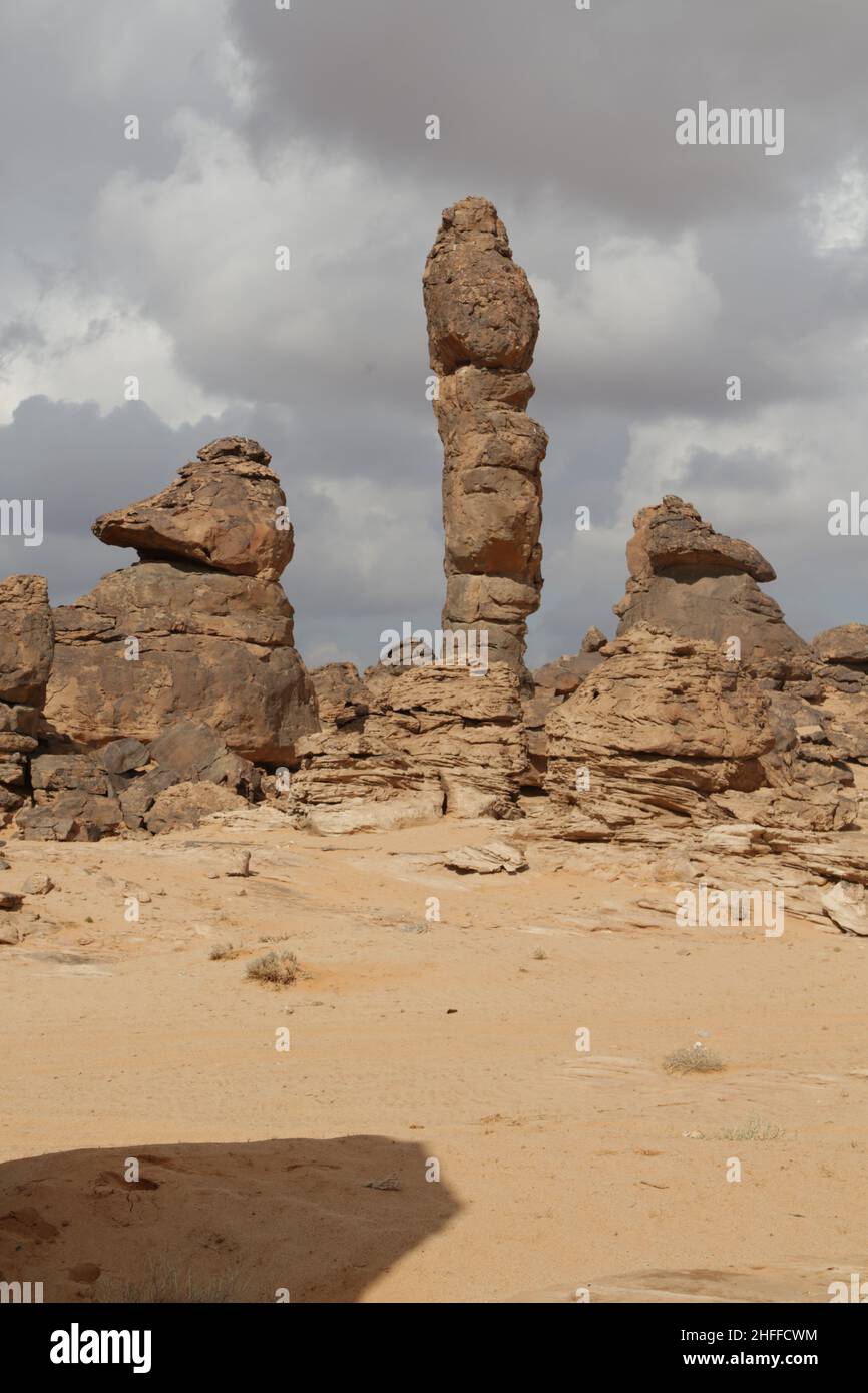 historia antigua en el antiguo reino de arabia saudita Fotografía de