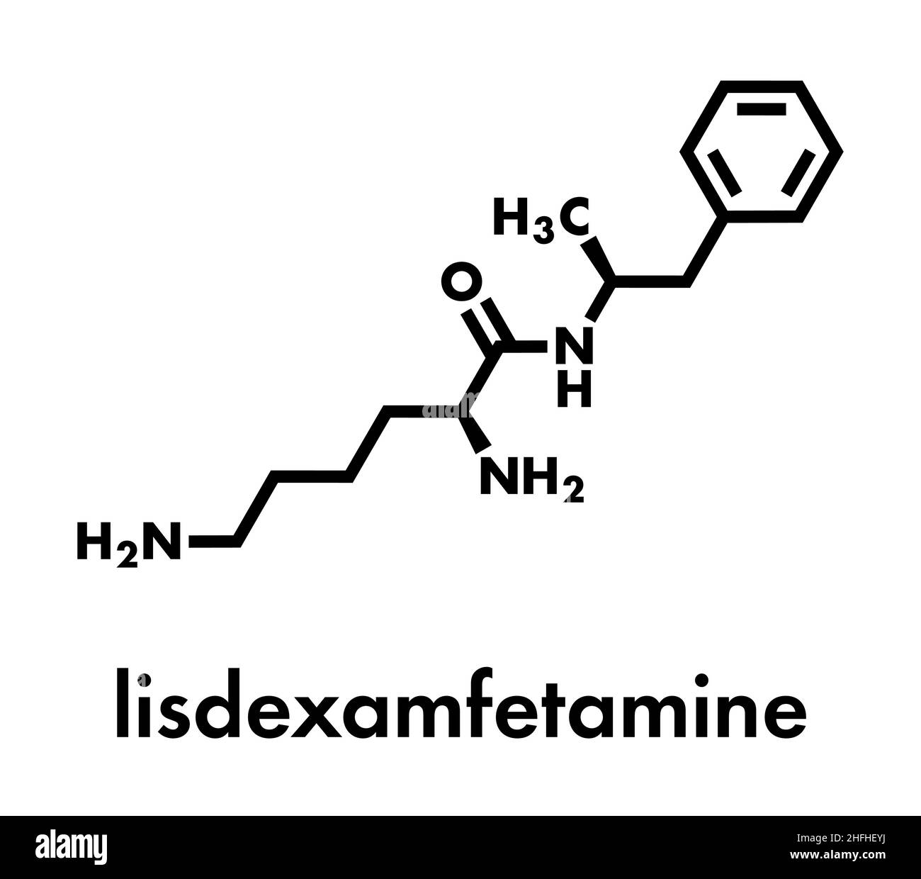 Lisdexamfetamine molecular Imágenes vectoriales de stock Alamy
