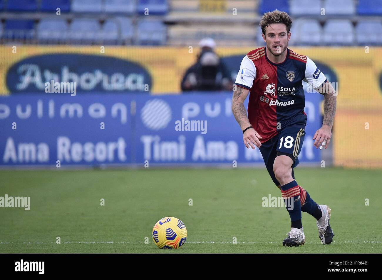 Fotos de Nahitan nandez of cagliari calcio, Imagens de Nahitan nandez of  cagliari calcio sem royalties