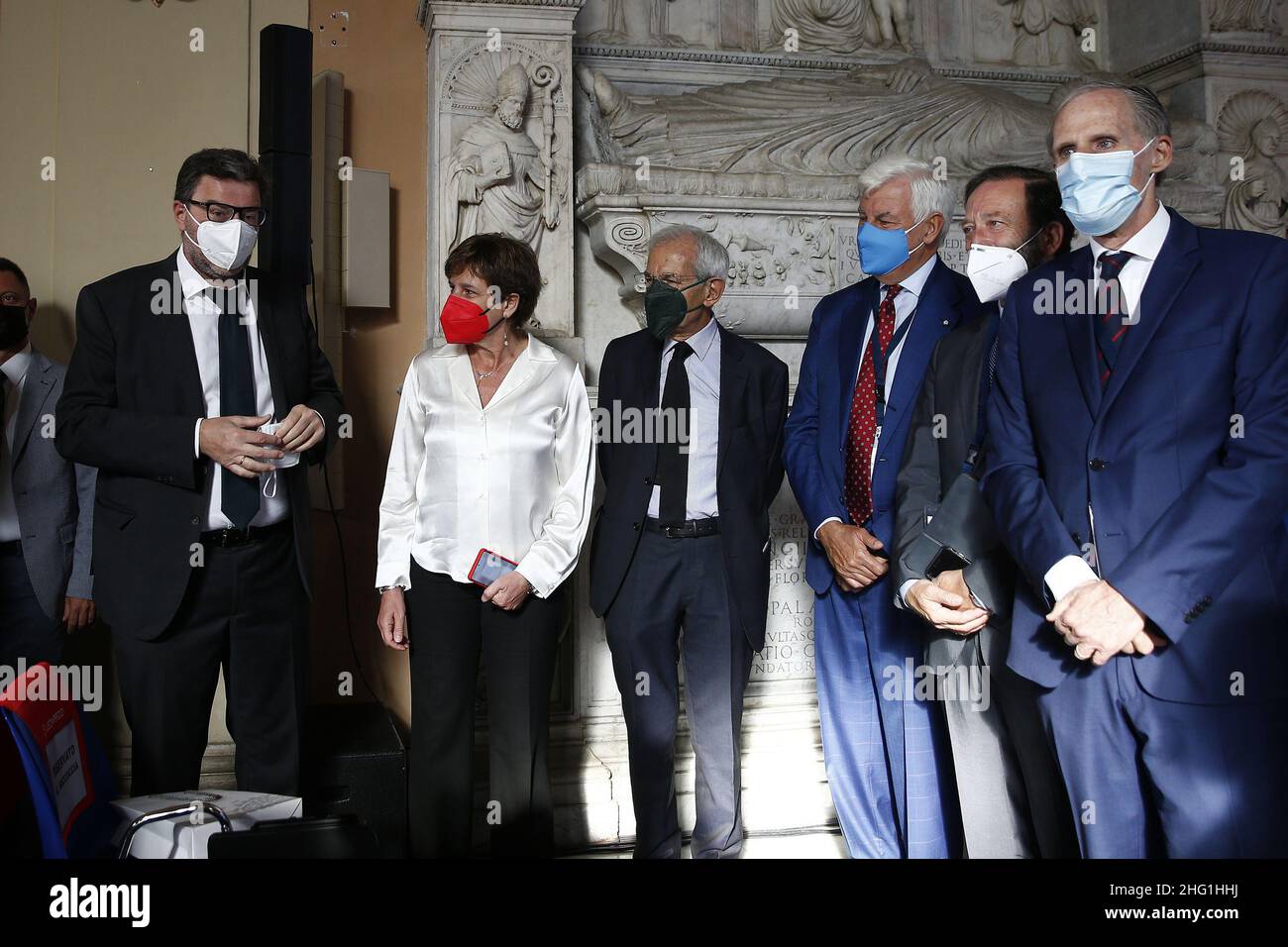 Cecilia Fabiano/ LaPresse 21 de septiembre de 2021 Roma (Italia) Noticias : G20 , Italia por el Espacio en el Pic : Foto de stock