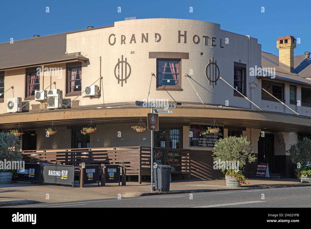 Joe's Grand Hotel en Goomeri Foto de stock