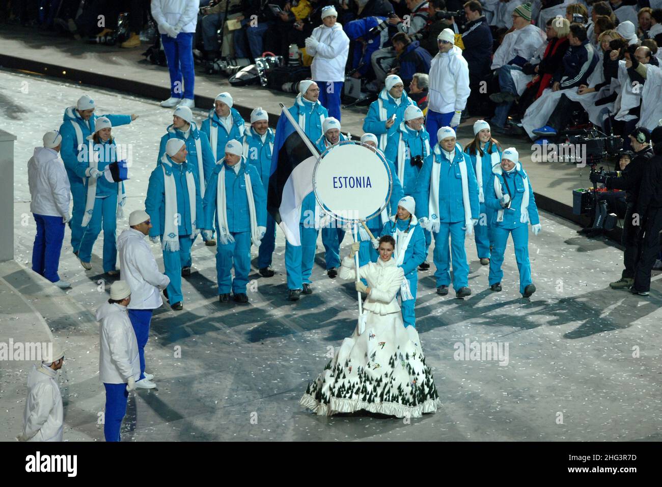 Turín Italia 20060210 Ceremonia de apertura de los Juegos Olímpicos