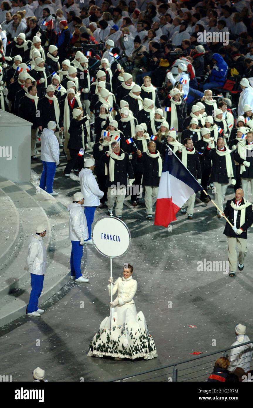 Turín Italia 20060210 Ceremonia de apertura de los Juegos Olímpicos