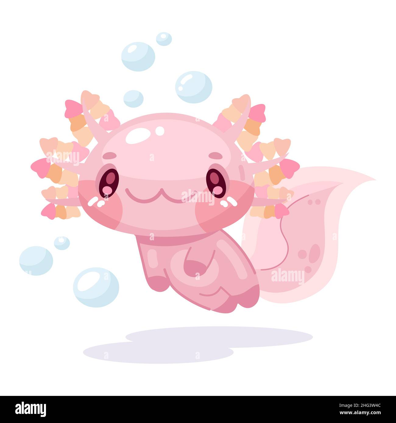 Adorable Ilustraci N De Ajolote Marino Ilustraci N Vectorial Imagen Vector De Stock Alamy