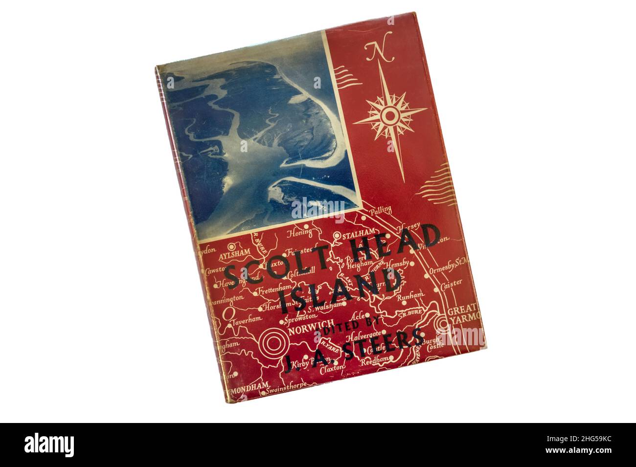 Isla Scolt Head por J. A. Steers. Publicado por primera vez en 1934, Photograph muestra la edición revisada de 1960. Foto de stock