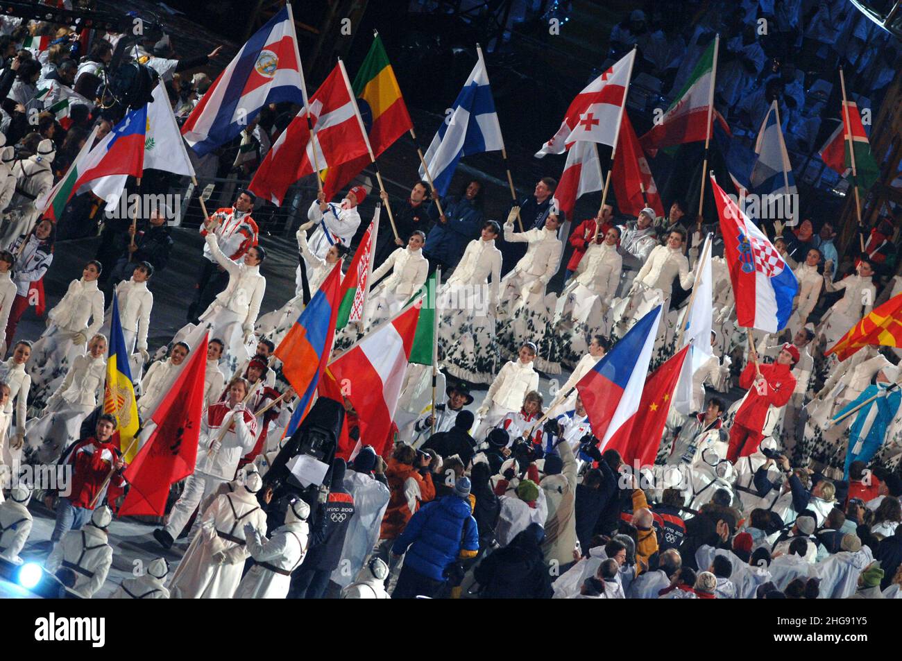 Turín Italia 26022006 Los Juegos Olímpicos de Invierno de Turín 2006