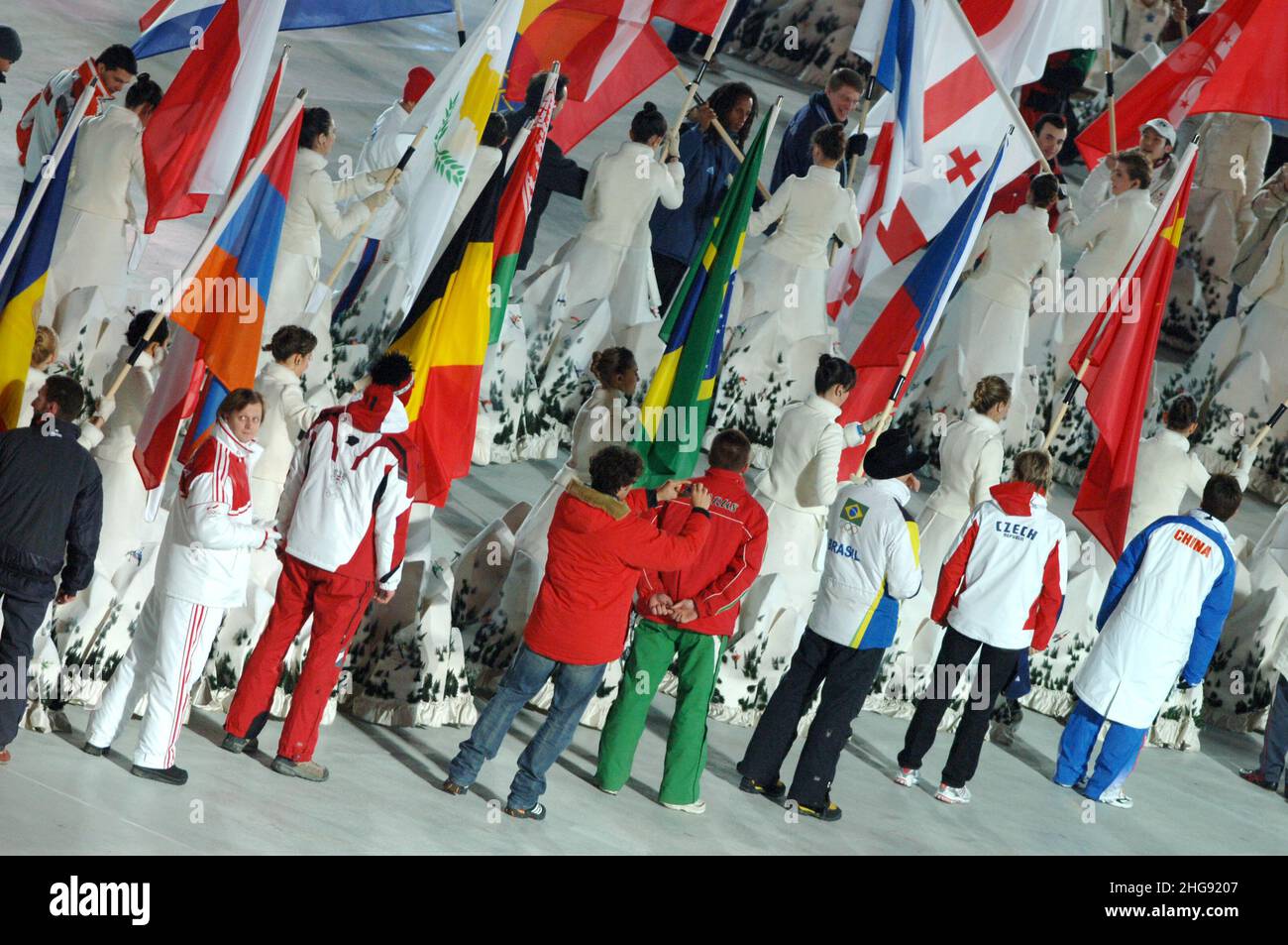 Turín Italia 26022006 Los Juegos Olímpicos de Invierno de Turín 2006