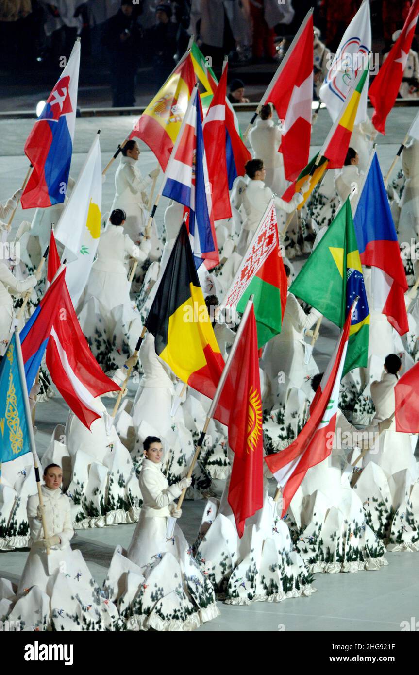 Turín Italia 26022006 Los Juegos Olímpicos de Invierno de Turín 2006