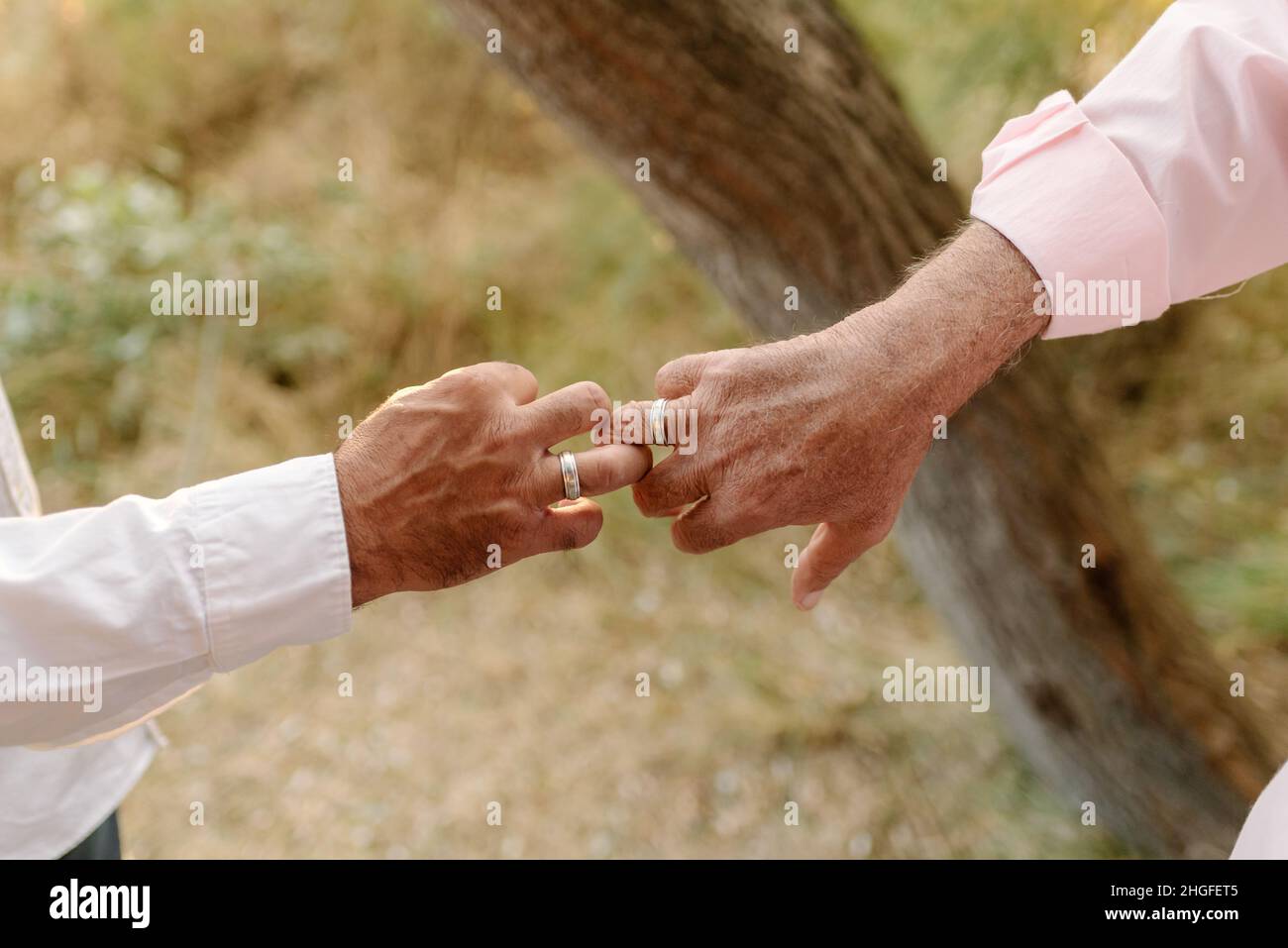 Anillos pareja gay store