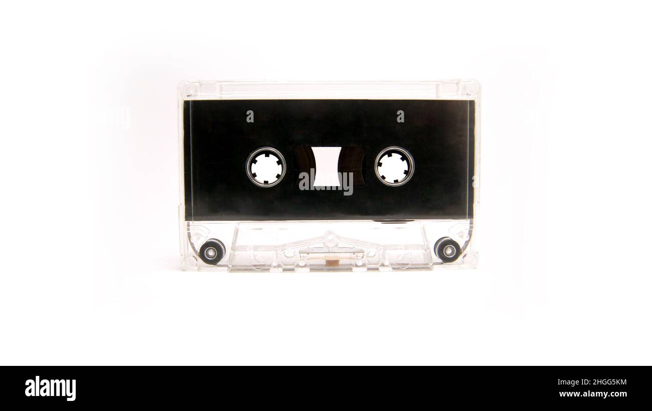 90's Retro Casette Tape Oldschool Music Audio Foto de stock