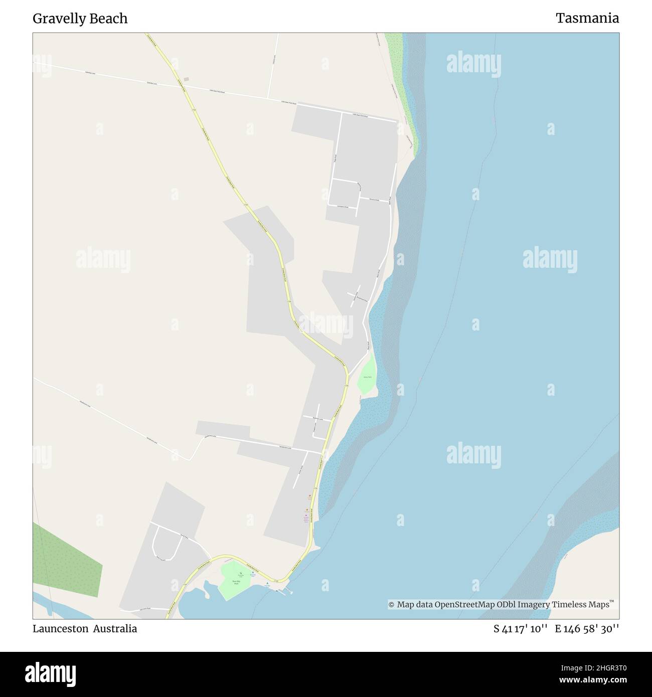 Gravelly Beach, Launceston, Australia, Tasmania, S 41 17' 10'', E 146