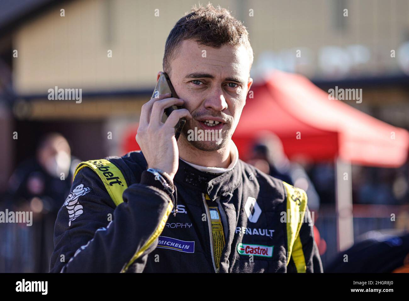 FOTIA Anthony (FRA), Arnaud DUNAND (FRA), ANTHONY FOTIA, RENAULT Clio Rally4, retrato durante el Campeonato Mundial de Rallyes del WRC 2022, edición 90th del rallye de Monte Carlo del 20 al 23 de enero de 2022 en Mónaco - Foto François Flamand / DPPI Foto de stock
