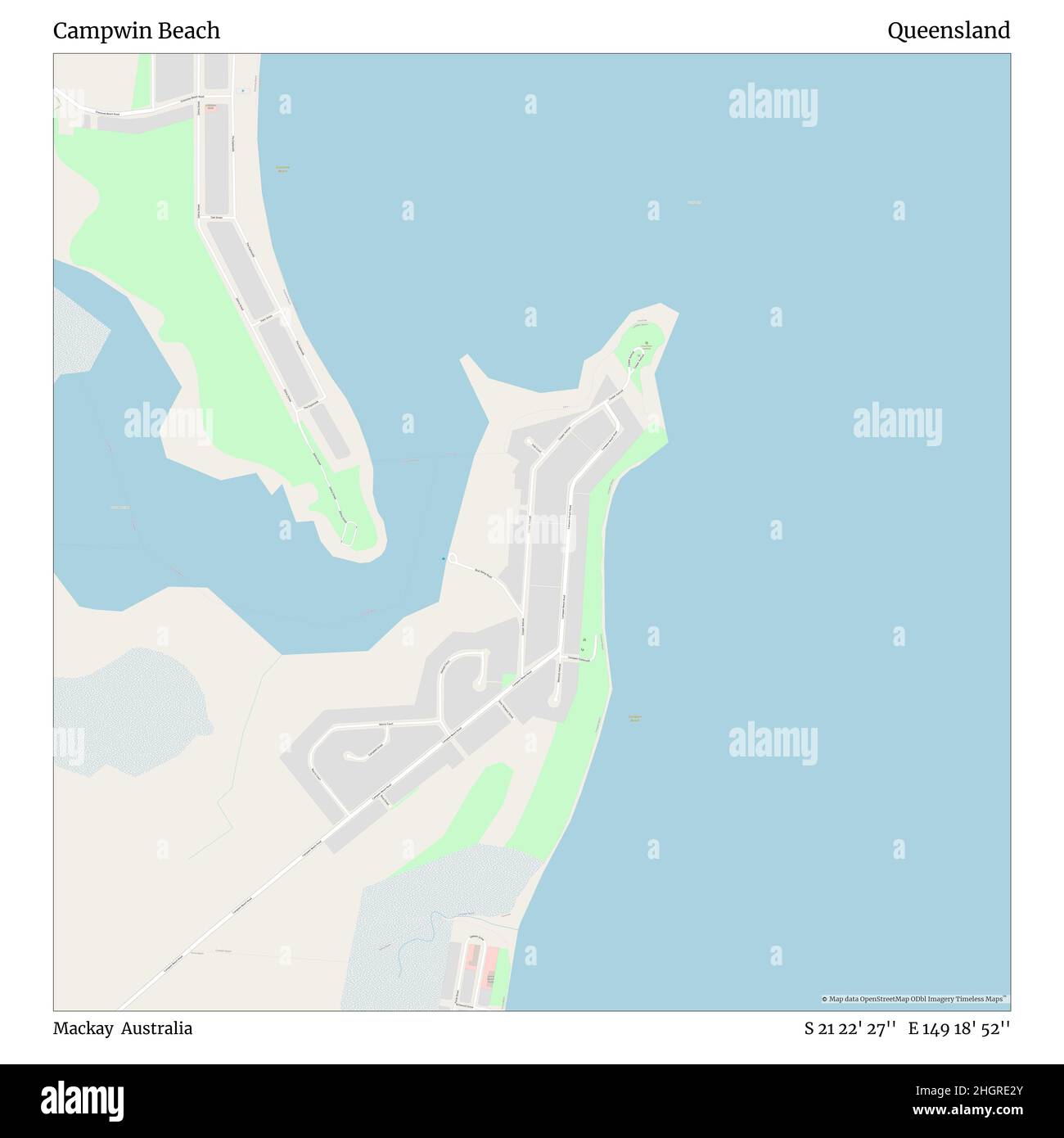 Campwin Beach, Mackay, Australia, Queensland, S 21 22' 27'', E 149 18