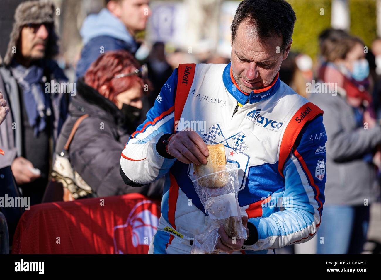 LOIX Freddy (BEL), FREDDY LOIX SKODA, Fabia Evo, retrato durante el Campeonato Mundial de Rallyes del WRC 2022, edición 90th del rallye de Monte Carlo del 20 al 23 de enero de 2022 en Mónaco - Foto François Flamand / DPPI Foto de stock