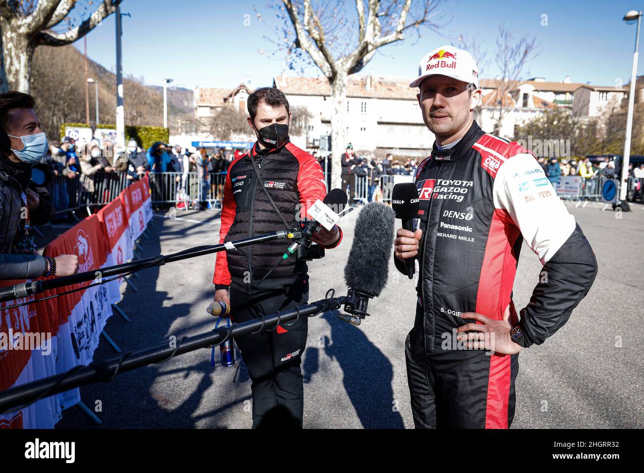 OGIER Sébastien (FRA), TOYOTA GAZOO RACING WRT TOYOTA GR Yaris Rally1, retrato durante el Campeonato Mundial de Rallyes del WRC 2022, edición 90th del rally Monte Carlo del 20 al 23 de enero de 2022 en Mónaco - Foto François Flamand / DPPI Foto de stock