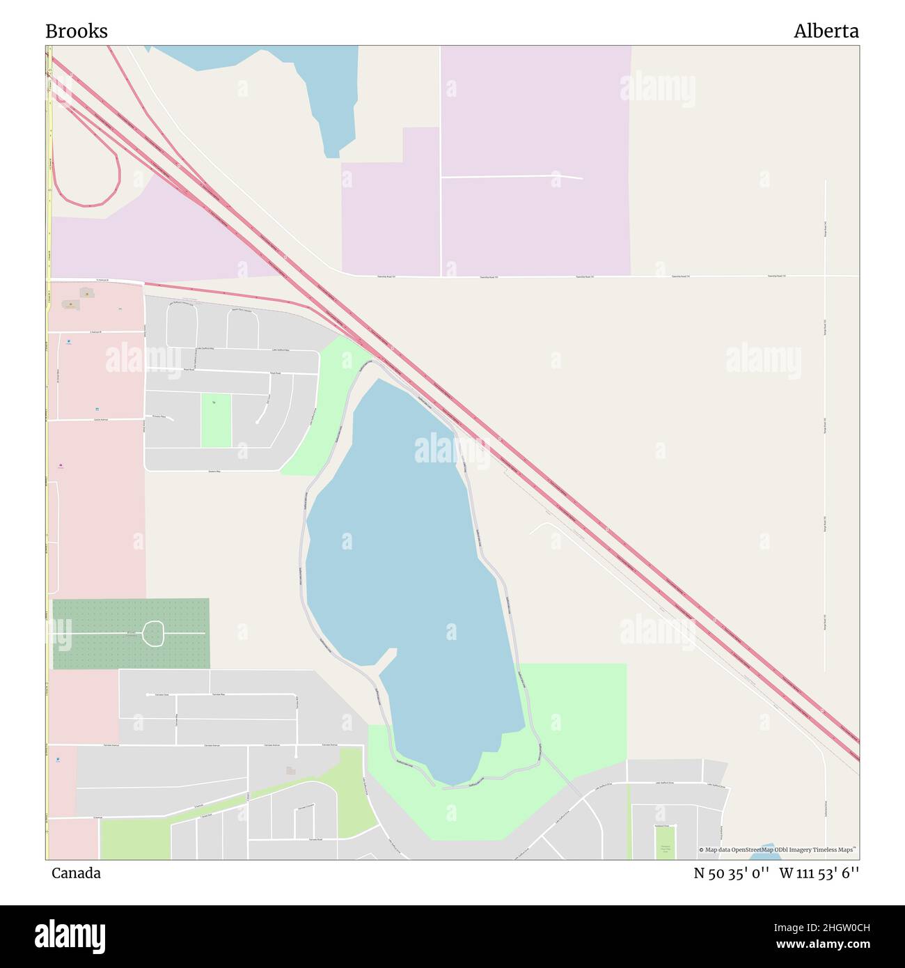 Mapa de brooks alberta fotografías e imágenes de alta resolución Alamy