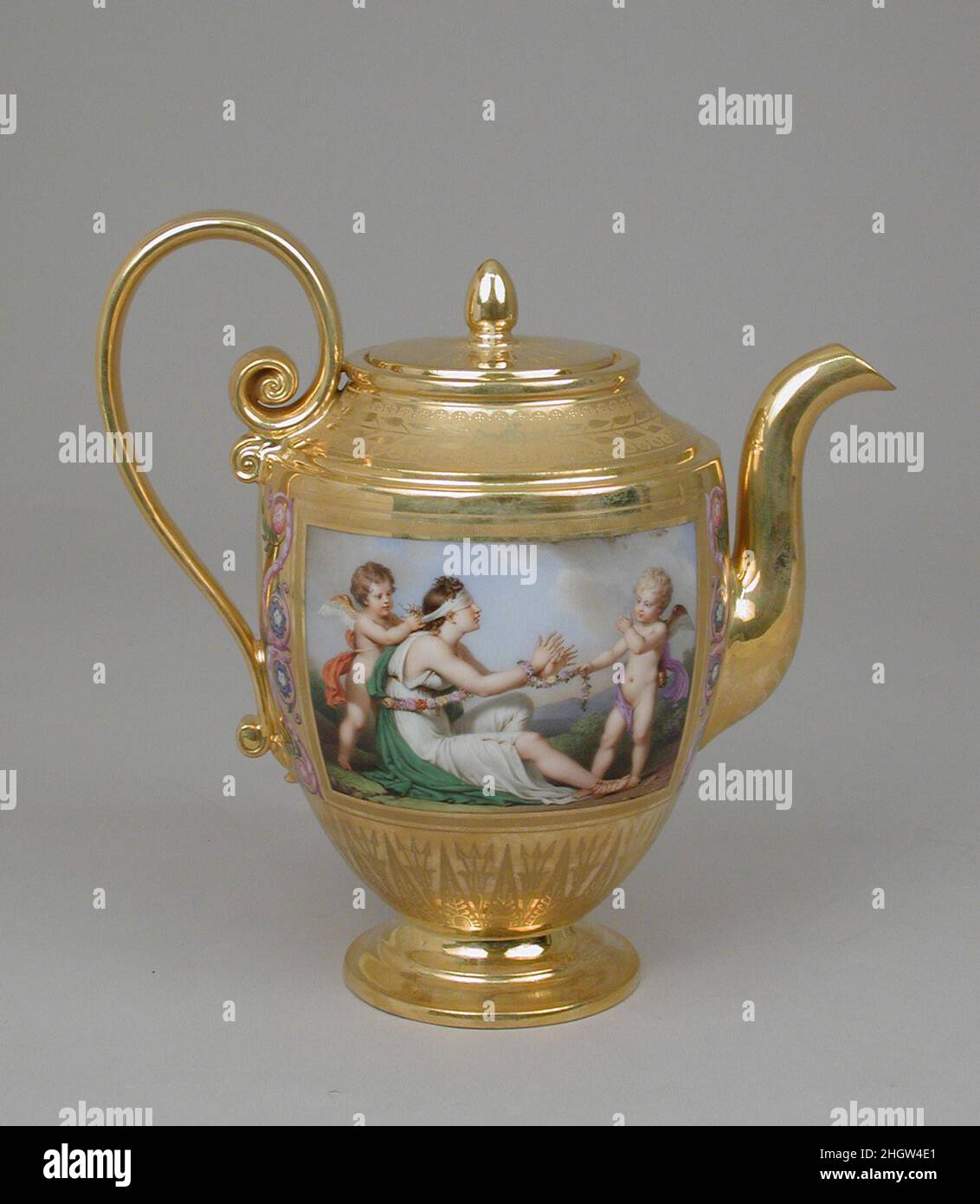 Teapot (théière Asselin), parte de Breakfast Service (déjeuner) 1813