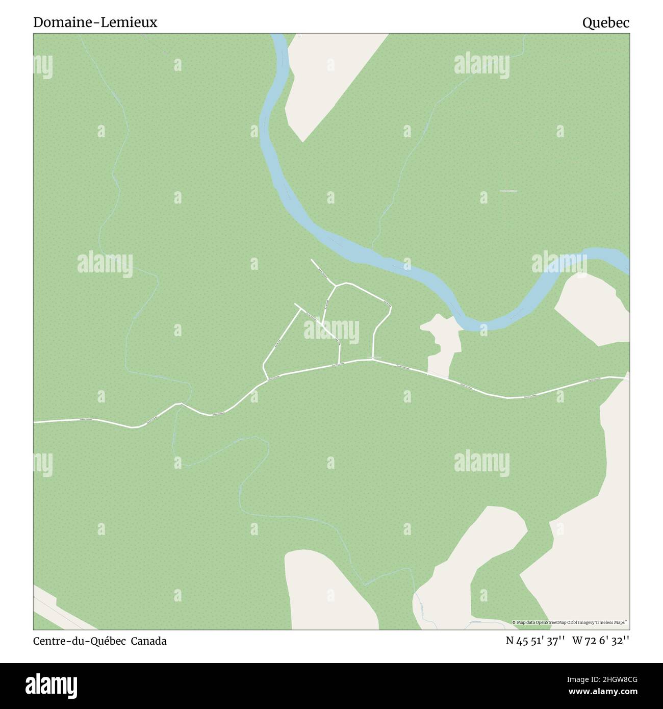 DomaineLemieux, CentreduQuébec, Canadá, Quebec, N 45 51' 37'', W 72