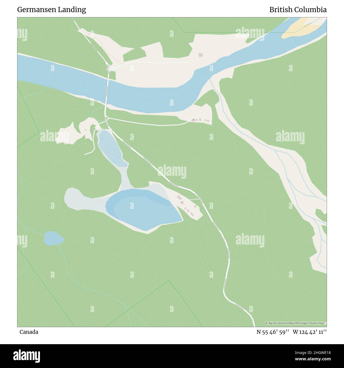 Germansen Landing, Canadá, British Columbia, N 55 46' 59'', W 124 42