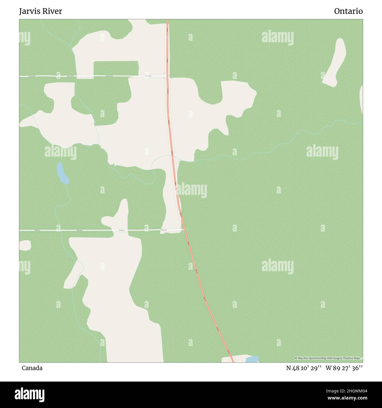 Jarvis ontario mapa Imágenes recortadas de stock Alamy