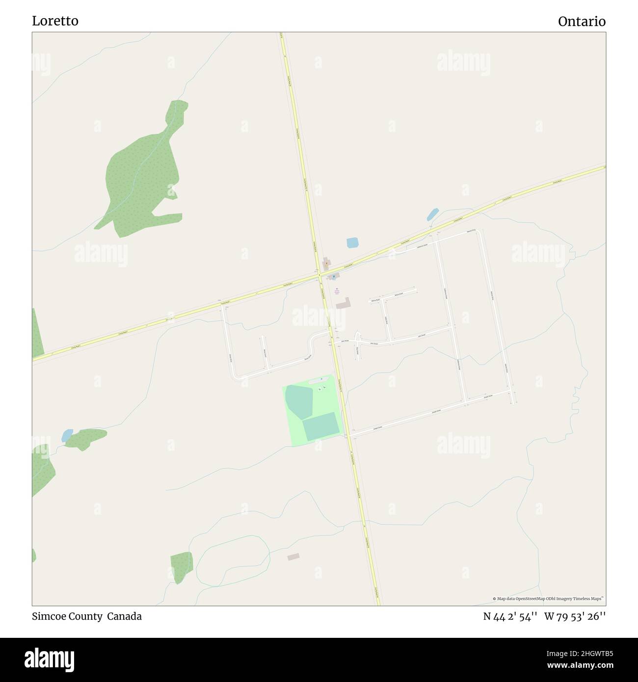 Mapa de simcoe fotografías e imágenes de alta resolución Alamy