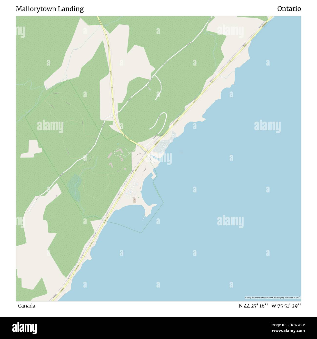 Mallorytown Landing, Canadá, Ontario, N 44 27' 16'', W 75 51' 29