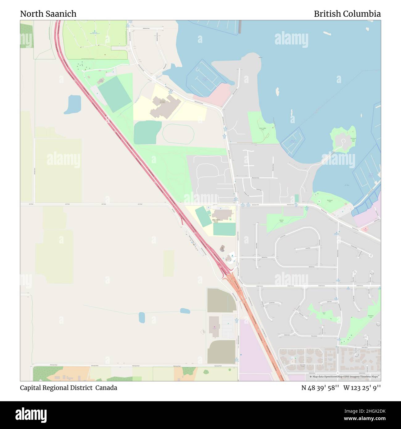 Mapa de saanich fotografías e imágenes de alta resolución Alamy