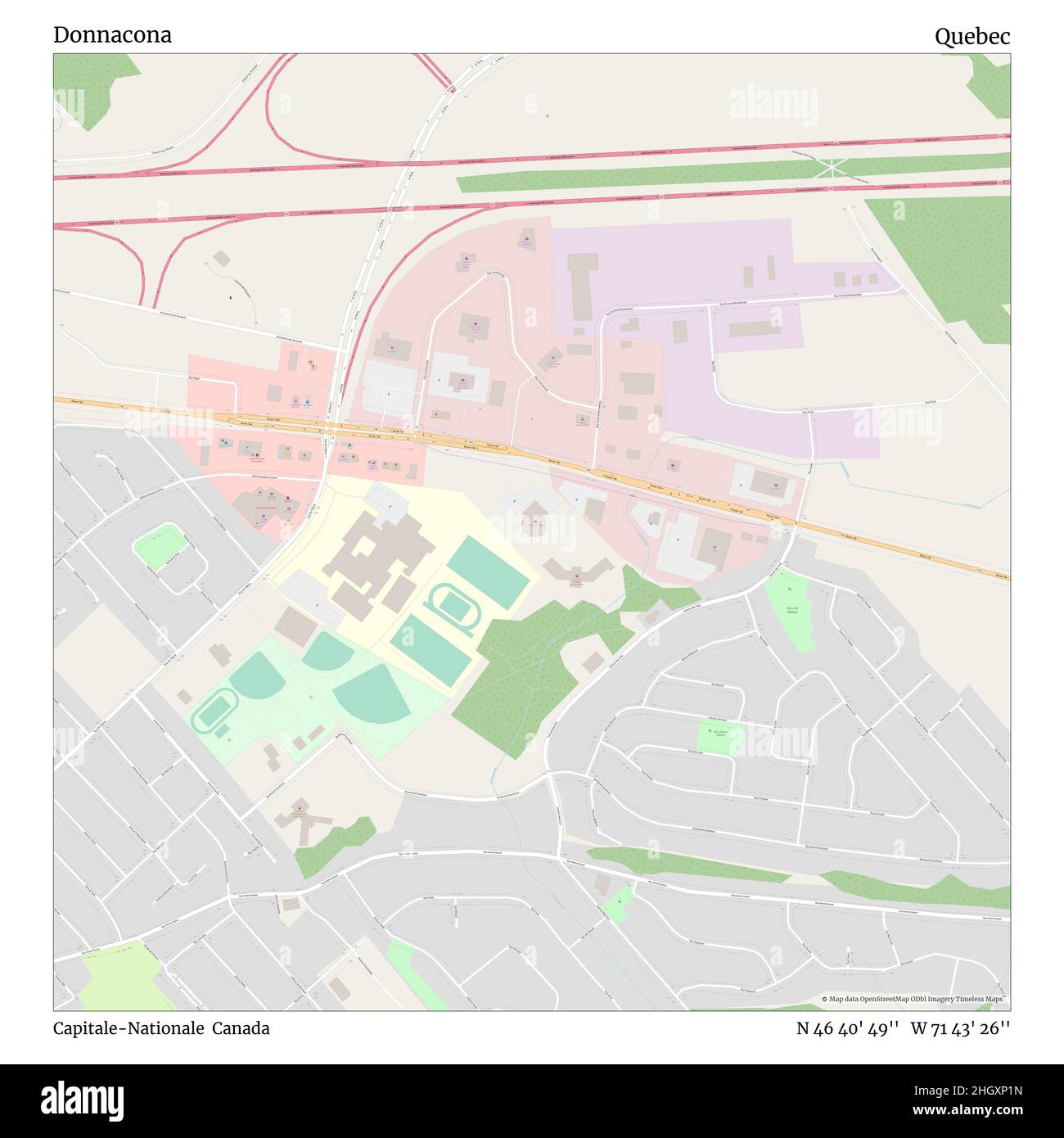 Mapa de donnacona quebec fotografías e imágenes de alta resolución Alamy