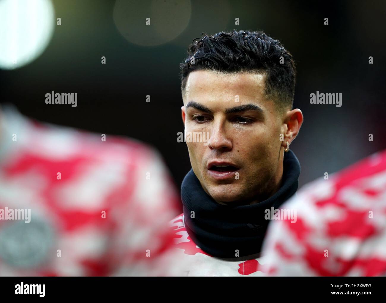 Cristiano Ronaldo del Manchester United durante el partido de la Premier League en Old Trafford, Manchester. Fecha de la foto: Sábado 22 de enero de 2022. Foto de stock