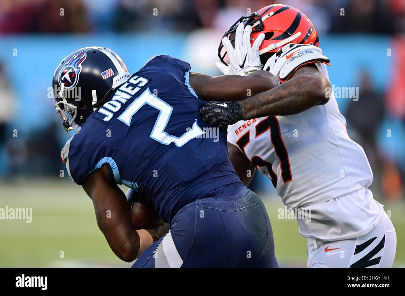 Cincinnati Bengals linebacker Germaine Pratt (57) looks on after an NFL  football game against the Jacksonville Jaguars, Thursday, Sept. 30, 2021,  in Cincinnati. (AP Photo/Emilee Chinn Stock Photo - Alamy