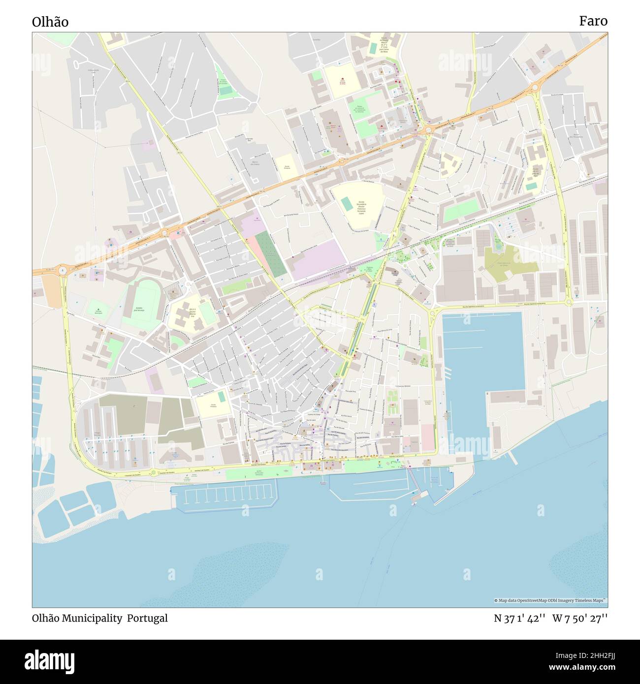 Mapa de olhao portugal fotografías e imágenes de alta resolución Alamy