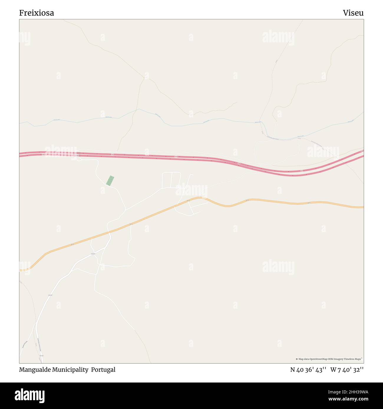 Mapa de mangualde portugal fotografías e imágenes de alta resolución