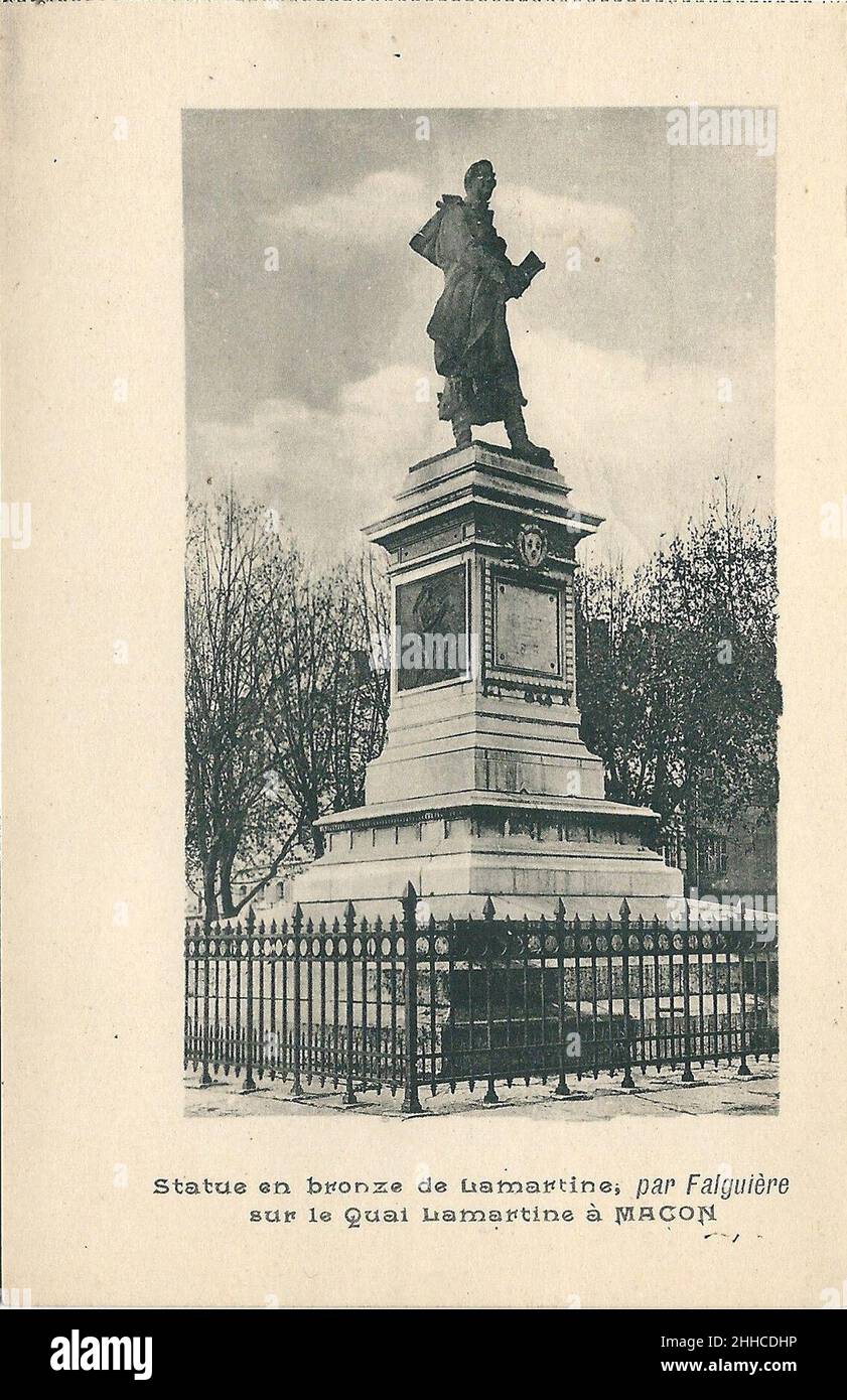 Statue of lamartine fotografías e imágenes de alta resolución - Alamy