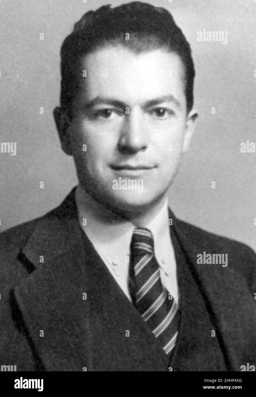 SEMI JOSEPH COMENZÓ 1905-1995) Ger, ingeniero e inventor americano de la grabación de sonido de cinta magnética Foto de stock