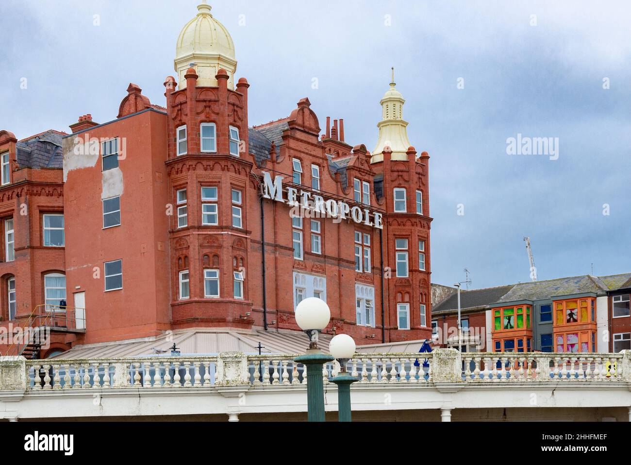 Metropole Hotel, North Shore, Blackpool, Lancashire, Reino Unido Foto de stock