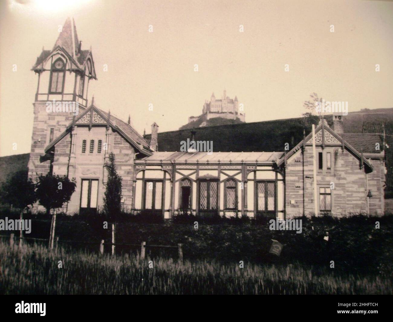 Estación Zollern historiche Aufnahme. Foto de stock